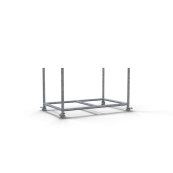 Stackable pallet | 1,43m x 0,87m | galvanized | Filling dimensions: 1.43 x 0.87 m x 0.70 m